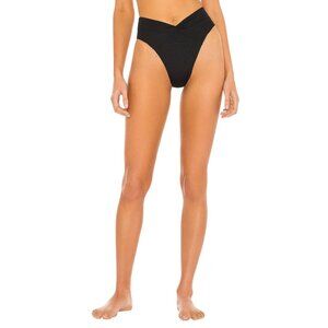 LSPACE Nancy Lee Bitsy Bikini Bottom in Black X-Small New Womens Swimsuit